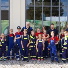 Die Kinder- und Jugendfeuerwehr Hoiersdorf hat den Elbauenpark besucht